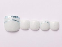 ジェミーネイル エビス(Jemiy nail ebisu)/フットホロフレンチ9480yen