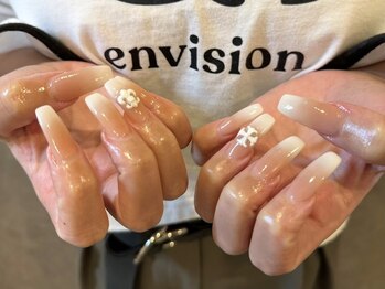 グロウ(GLOW)の写真/自爪に優しいフィルイン×本場韓国ワンホンネイル♪最新トレンドを現地で学ぶ、こだわり派の実力派サロン☆