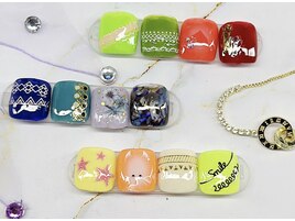 フット春夏フットシンプルネイル