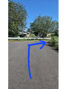 エクラヴィ(Eclatvie)/徒歩の方の道順(2)