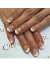 クリスタルネイル ゆめタウン博多店(CRYSTAL NAIL)/フレンチネイル