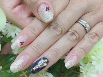 プルミエ ネイル(Premier Nail)/二本アート☆クリスマスツリー