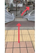 アンベリール(Embellir)/駅からお店までの道