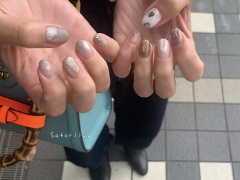 サトリネイルルーム 西宮北口(satori nail room)/セピア×ムーンライト★