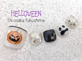 ティーエヌ 大阪福島店/HalloweenDesign【Cコース】FOOT