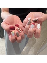 アンネ 梅田 GRACE店(ANNE)/チェックネイル