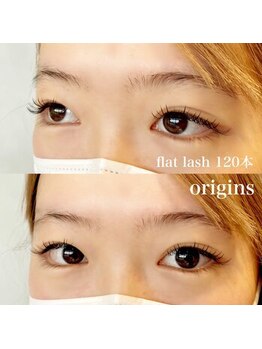 ネイルアンドアイラッシュ オリジンズ(Origins)/人気のフラット120本