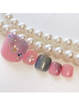 ビンタン(Bintang)/夜桜ネイル