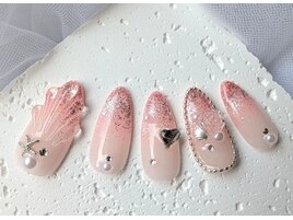 夏のワンホンネイル