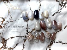 リアンスネイル ヴィヴィッド 岡山店(LianS nail ViViD)/定額ナチュラル