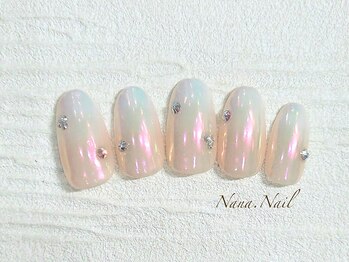 ナナネイル(Nana.Nail)/ベイビーブーマーオーロラネイル