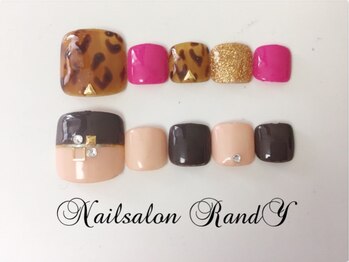 ランディ(nail salon RANDY)/フットジェル￥７４００♪5