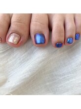 カミナネイル(KAMINA.nail)/フット &nbsp;ミラーネイル
