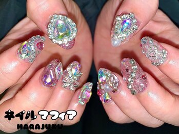 ネイルマフィア 原宿(NAIL MAFIA)/ギャンギャンビジューネイル☆