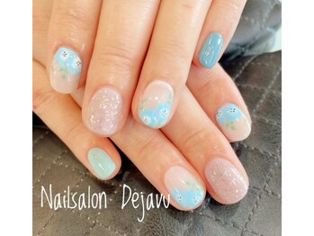 デジャヴ(Dejavu)/ネモフィラネイル