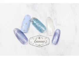 定額【テーマ:ブルーネイル】3