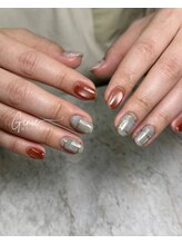 ジーニー(Genie)/チェック柄ネイル