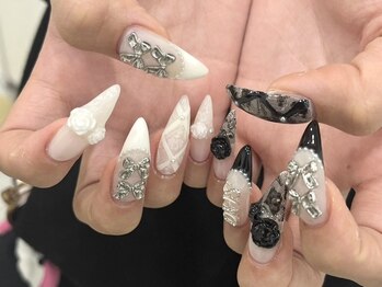 モカ 心斎橋(moca by Lee)/【Aina】ガーリーネイル