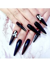 ミニョン(Minyon)/黒ネイル