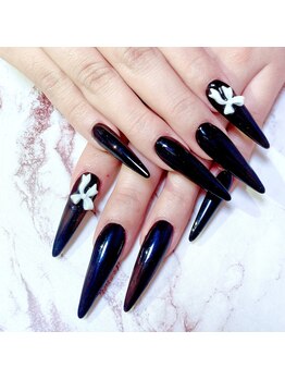 ミニョン(Minyon)/黒ネイル