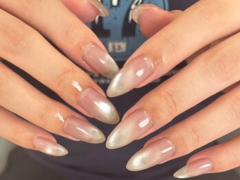 マーレ(mare)の写真/チップで長さ出し◎思わず何度も見つめたくなる綺麗なフォルム♪マグネット・フラッシュとの相性も抜群です