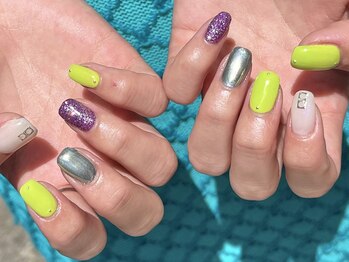 ア―ジュポシェフリル 天神西通り店(age poche Frill)/ニュアンスネイル