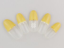 結晶フレンチネイル