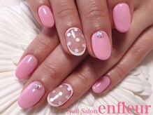 ネイルサロン アンフルール/シースルードット☆ネイル