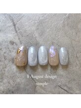 エトワールネイル 高崎筑縄町店(Etoile nail)/23年8月シンプルハンド定額