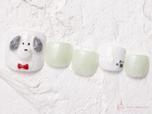 ネイルメゾン 池袋店(NAIL MAISON)/ワンワンフットネイル￥11000