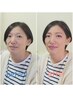 メイクが苦手な方へ…潤い美肌に！フルメイク付きパーマ¥8030