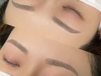 レディースアイ(LADY's eye)の写真/眉毛の流れを改善し清潔感up！朝のメイクが楽に！美眉wax☆まつ毛パーマと合わせて目元のトータルケア☆