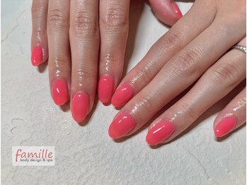 ファミーユ 清田通り店(famille)/ピンクワンカラー