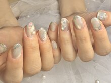 マイネイル(M.nail)/ミルクマグネット+水滴
