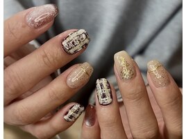 ツイードネイル