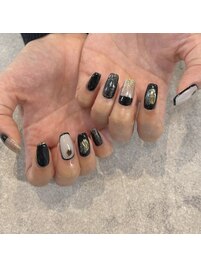 2026春ネイル【モノトーン】