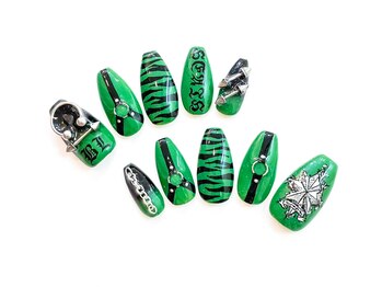 ネイルコレクション ピンク(Nail Collection Pink)/オーダーチップ☆ブラックスター