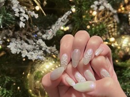 冬も大人気！#オーロラネイル