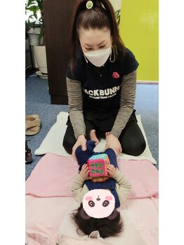 かおりビューティサロン/お子さまの施術します