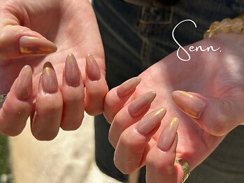 セン(Senn.)の写真/垢抜けワンカラーやシンプルネイルは、抜け感とニュアンスデザインで周りと差がつく指先に…♪