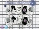 ハロウィンネイル/おばけ