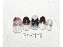 池袋ネイルサロン イイネイル(Ee-Nail)/リボン＆チェックネイル初￥7500