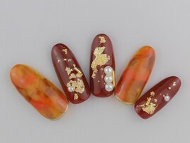 ニュアンスべっ甲ネイル
