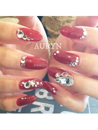 BIGビジューネイル☆