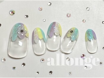 美サロン アロンジェ甲府向町店/カラフルフレンチ★