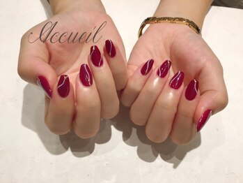 アクイユ 銀座店(ACCUEIL)/ボルドーネイル