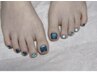 【フットバス付き】夏大人気★マグネットorフラッシュ★ネイル　¥6480