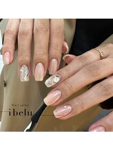 イベル 京橋店(ibelu)/オーロラストーン/ミラーネイル