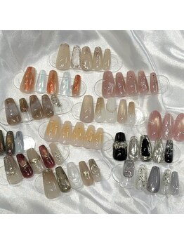 アトラ 京成大久保店(attra)の写真/豊富なデザインを定額で選べるトレンドデザイン♪毎月指先からおしゃれを更新できるサロンで素敵な日々を◎