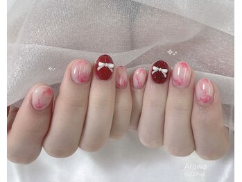 アロワ(Arowa)/いちごミルクネイル